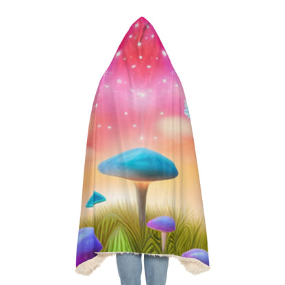 Unbranded Shrooms Snuggle Hoodie Blanket