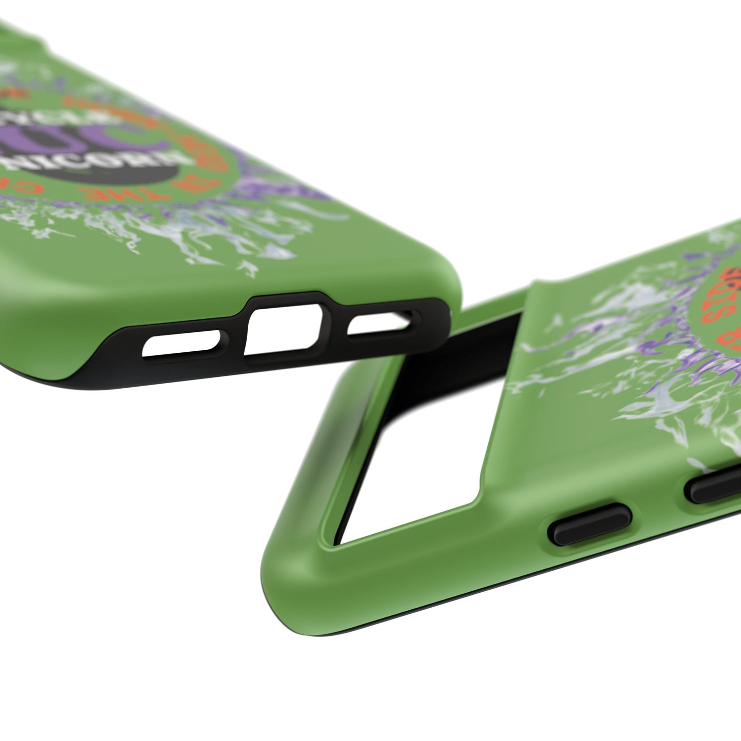 Unicycle Unicorn Purple ring of Fire Tough Case - Durable phone case for EUC fans