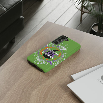 Unicycle Unicorn Purple ring of Fire Tough Case - Durable phone case for EUC fans
