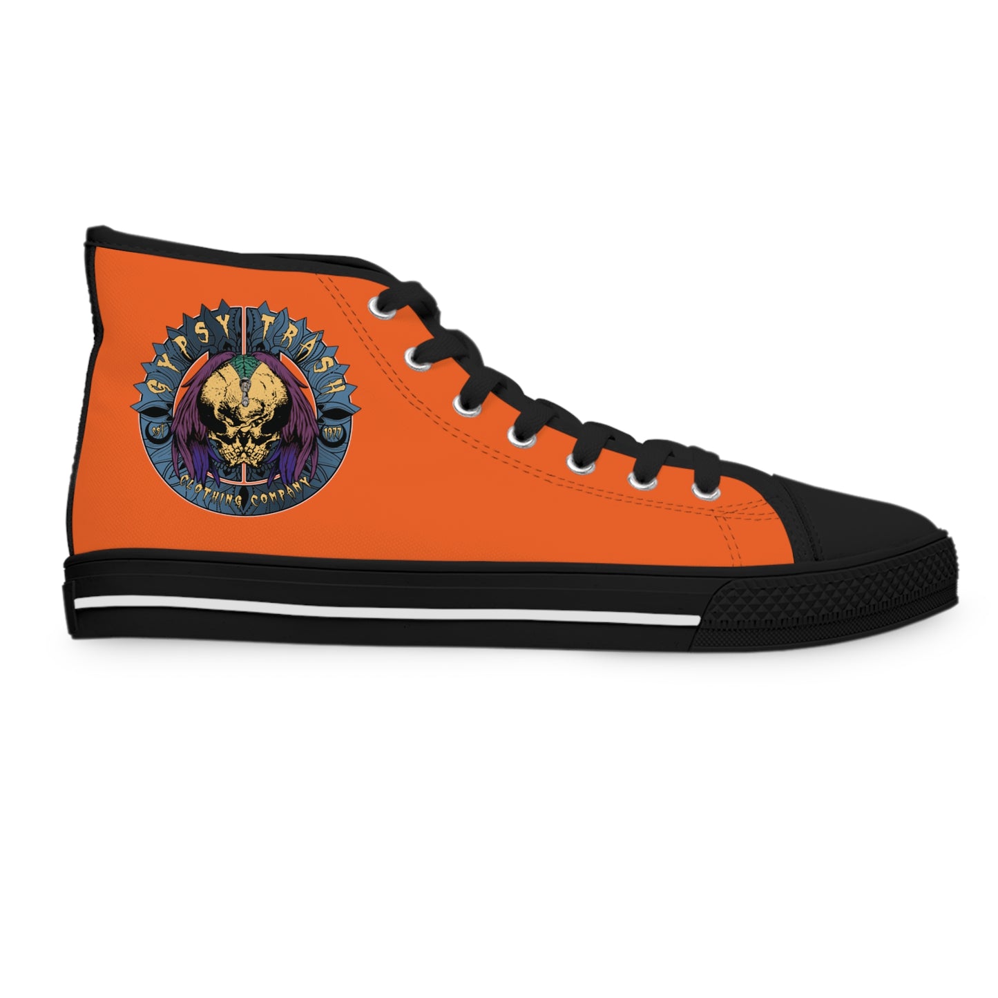 GTCC Womens High Top Sneakers (Orange)