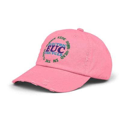 Unicycle Unicorn EUC Distressed Cap