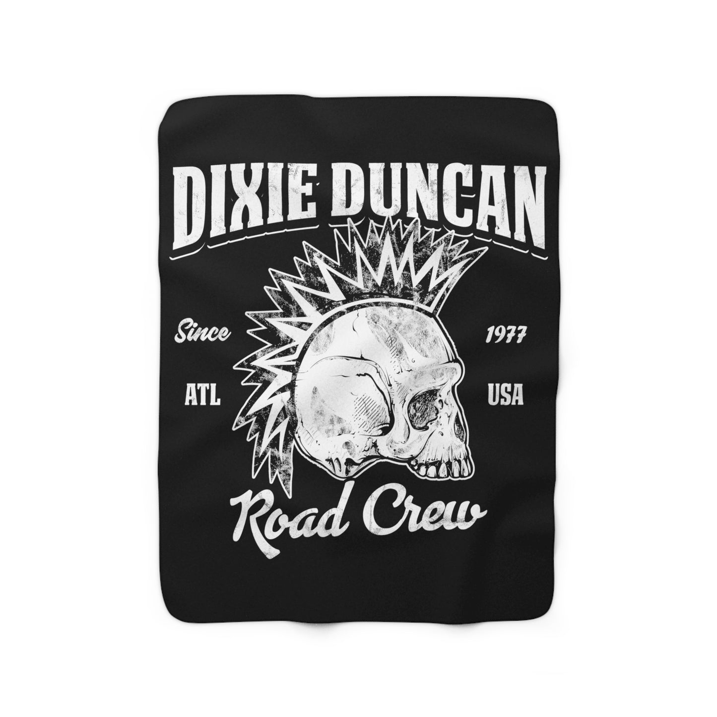 DD Road Crew Sherpa Fleece Blanket (Black)