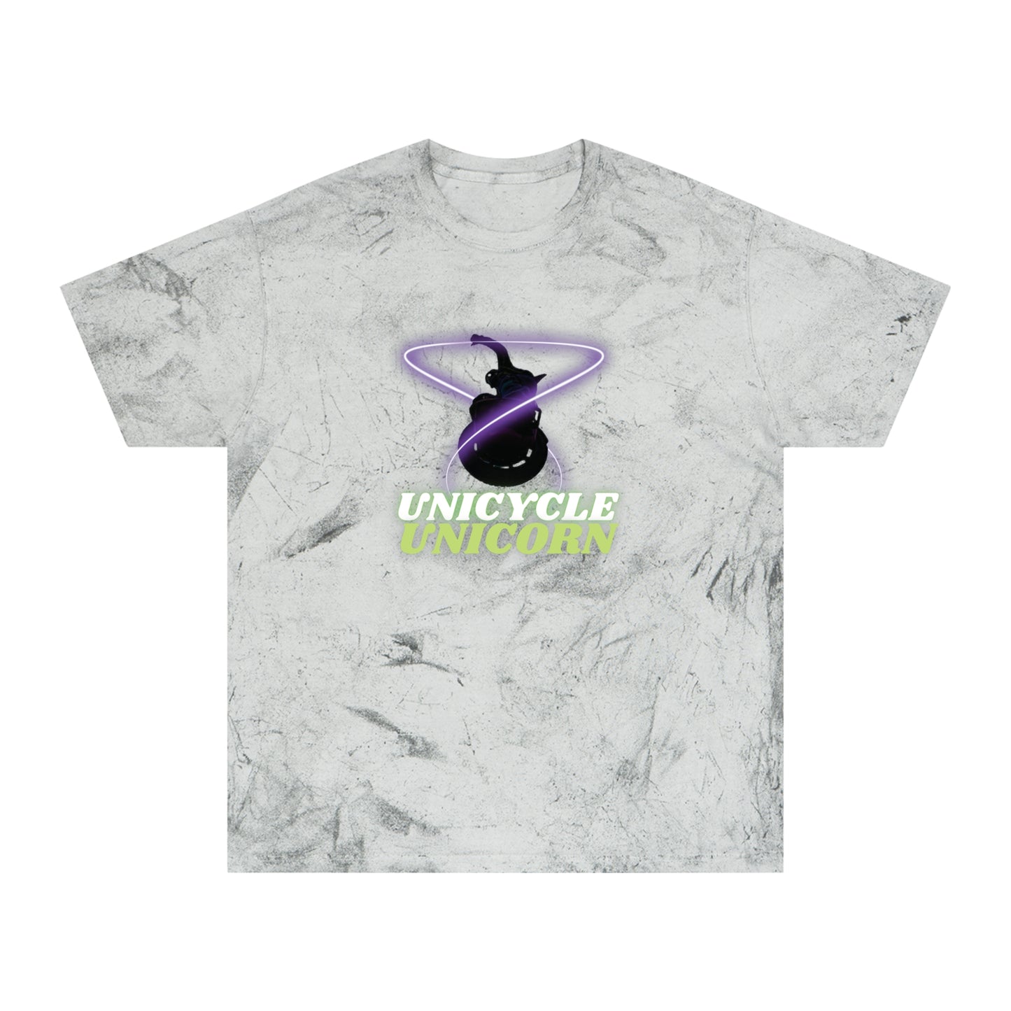 Unicycle Unicorn Red Ring of Fire unisex tshirt