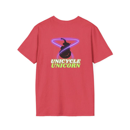 Unicycle Unicorn Unisex Softstyle T shirt