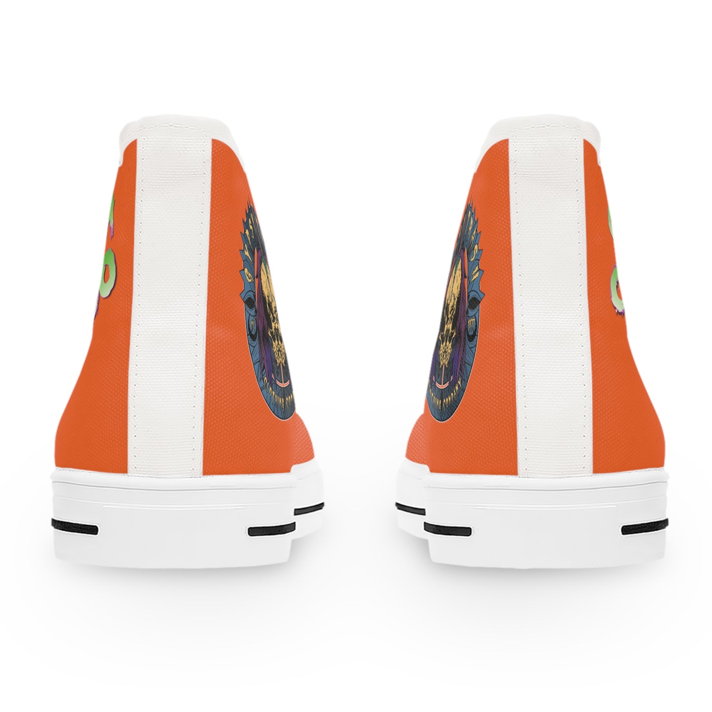 GTCC Womens High Top Sneakers (Orange)