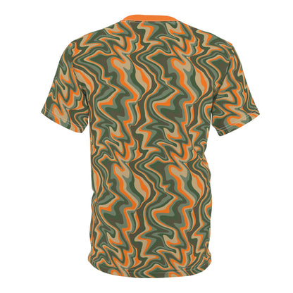 Unbranded Psychedelic Orange Camo Tee