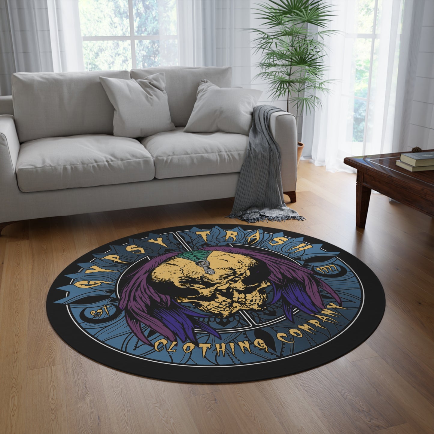 GTCC Round Rug (Black)