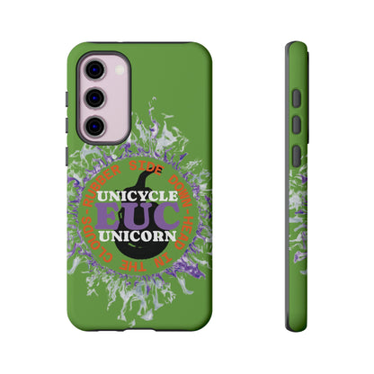 Unicycle Unicorn Purple ring of Fire Tough Case - Durable phone case for EUC fans