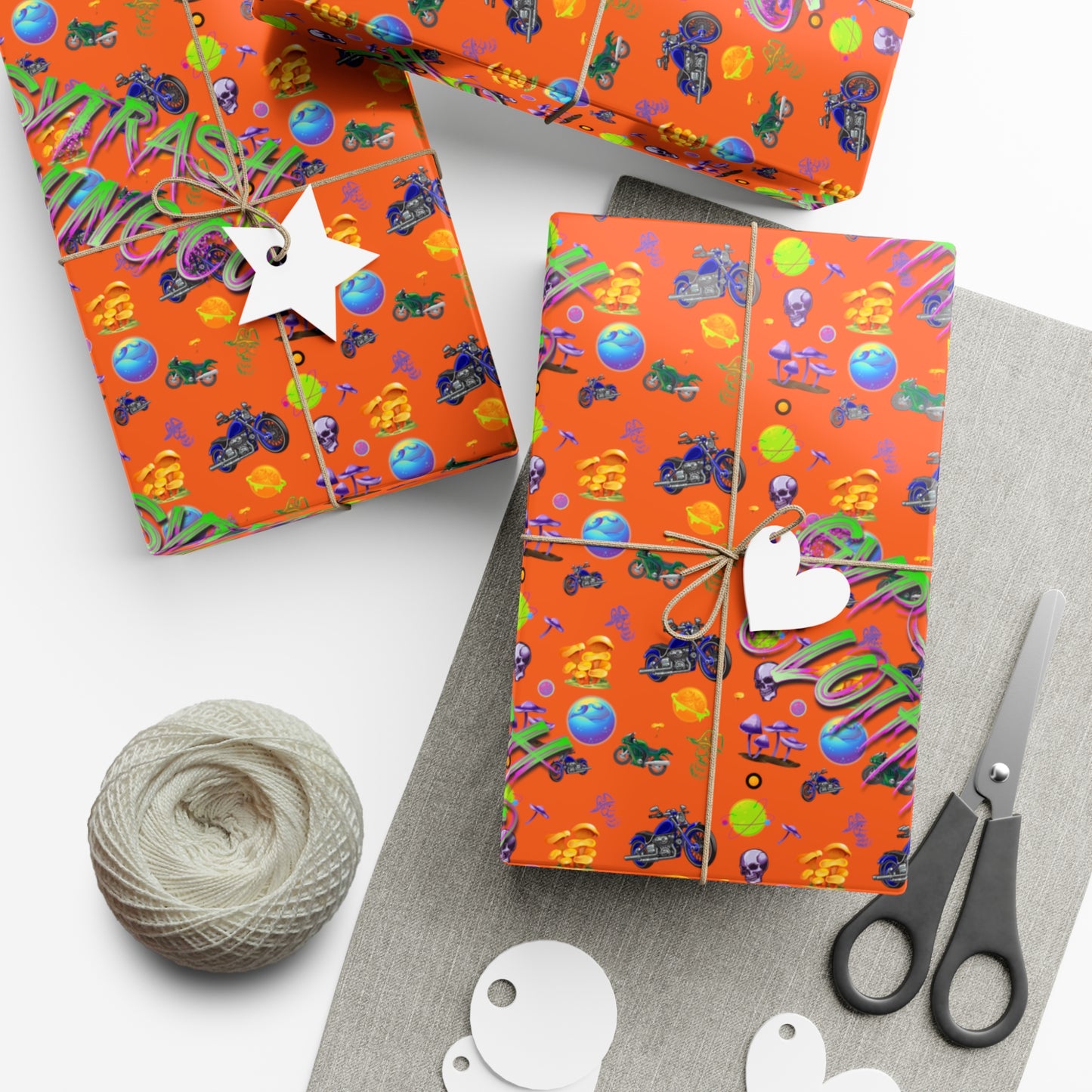 GTCC Gift Wrap Papers Orange