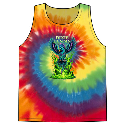 Unisex Tie-Dye Phoenix Tank Top
