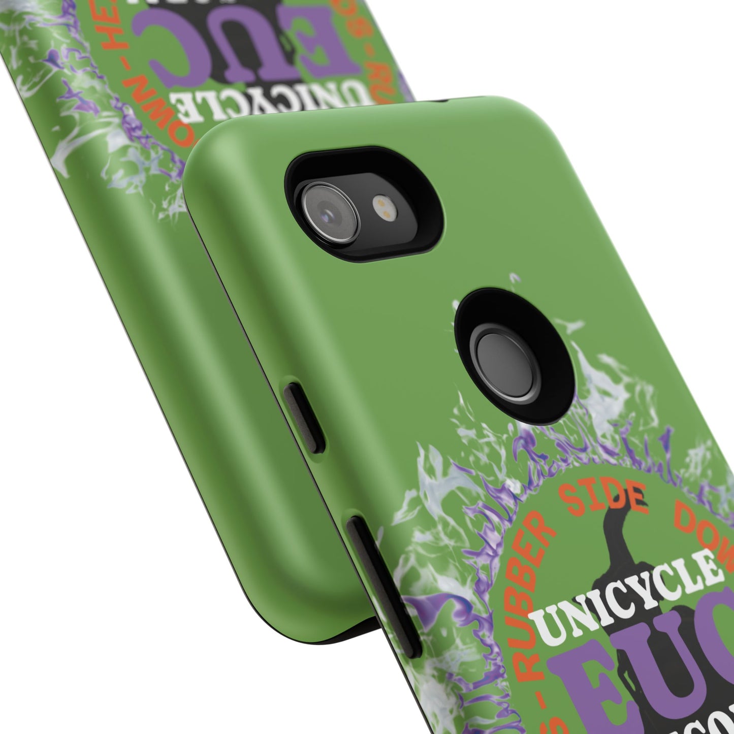 Unicycle Unicorn Purple ring of Fire Tough Case - Durable phone case for EUC fans