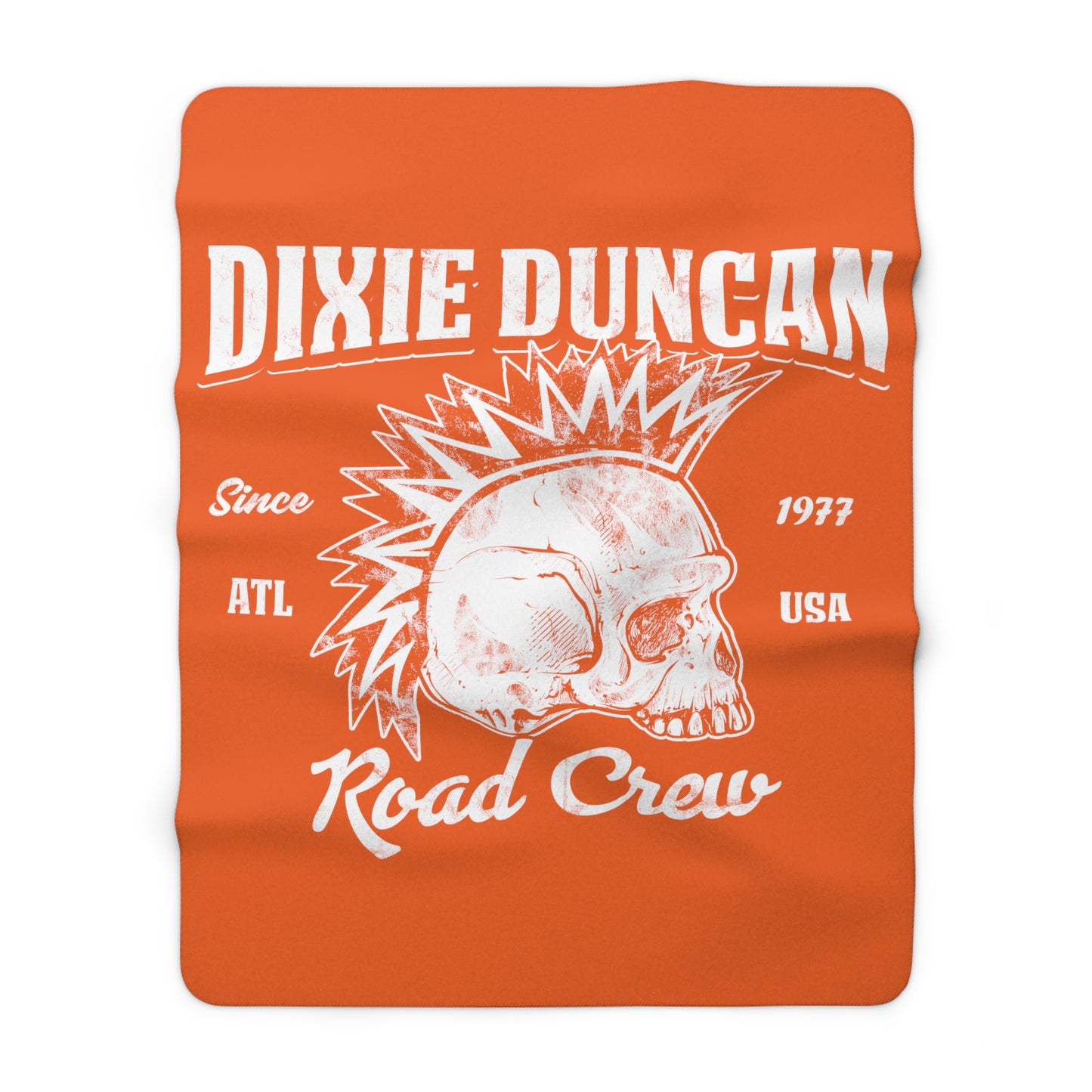 DD Road Crew Sherpa Fleece Blanket (Orange)