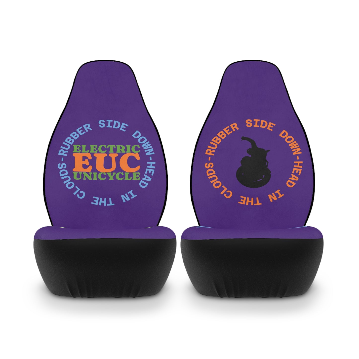 Unicycle Unicorn Car Seat Covers - I Love EUC Design
