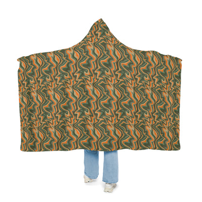 Unbranded Future Camo Orange Snuggle Blanket