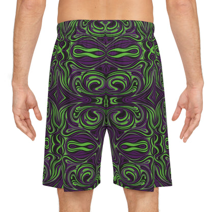 Unbranded Psychedelic Greeple Basketball Shorts