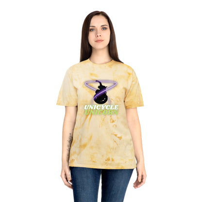 Unicycle Unicorn Red Ring of Fire unisex tshirt