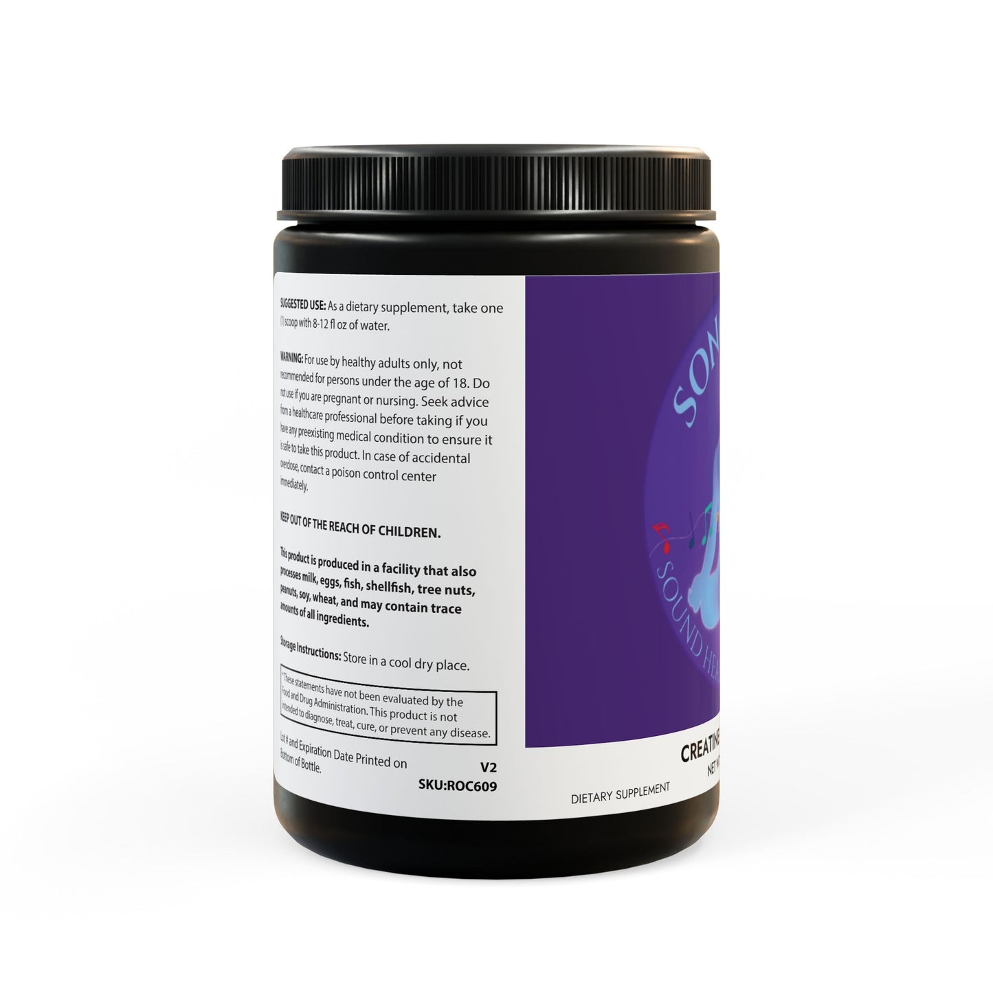 Creatine Monohydrate Supplement (300g, 10.58oz)