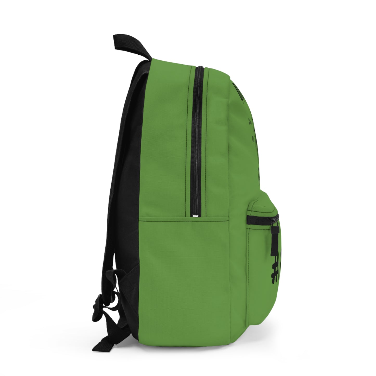 Green Wesley Backpack with DD Road Crew logo