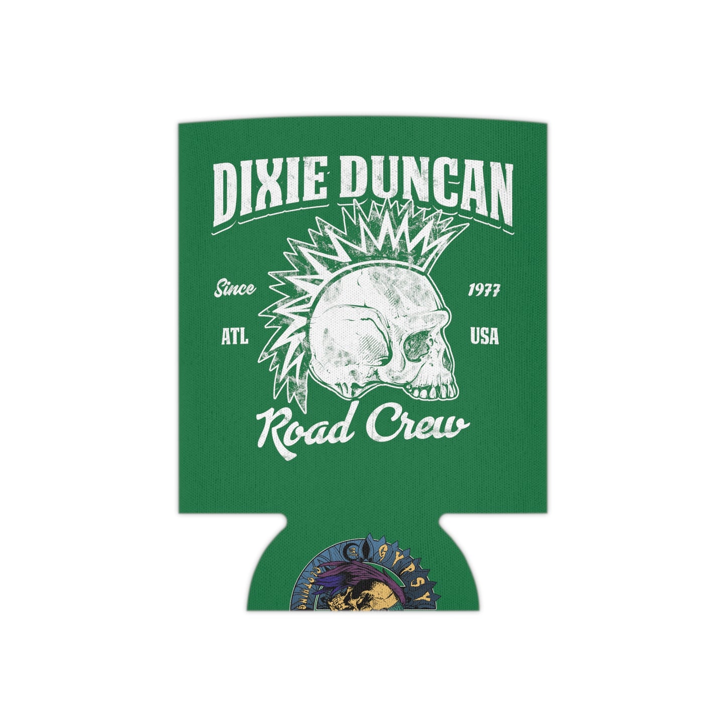 DD Road Crew Can Koozie (Green)