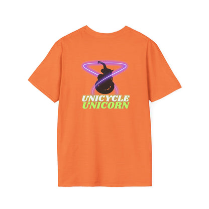 Unicycle Unicorn Unisex Softstyle T shirt