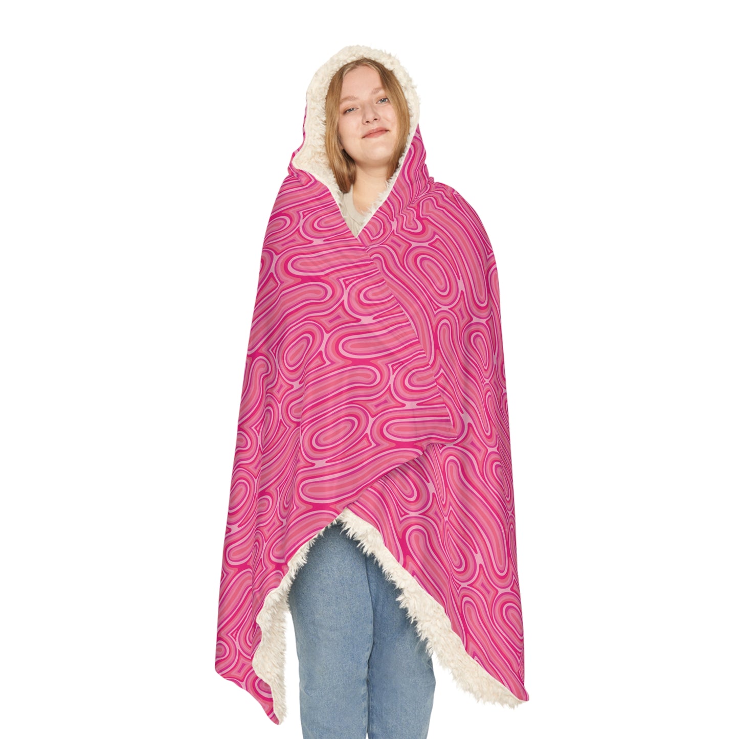 Unbranded Psychedelic Pink Snuggle Blanket