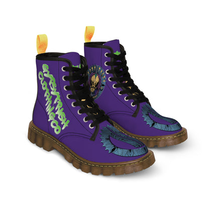 GTCC Women's Canvas Boots (Purple)