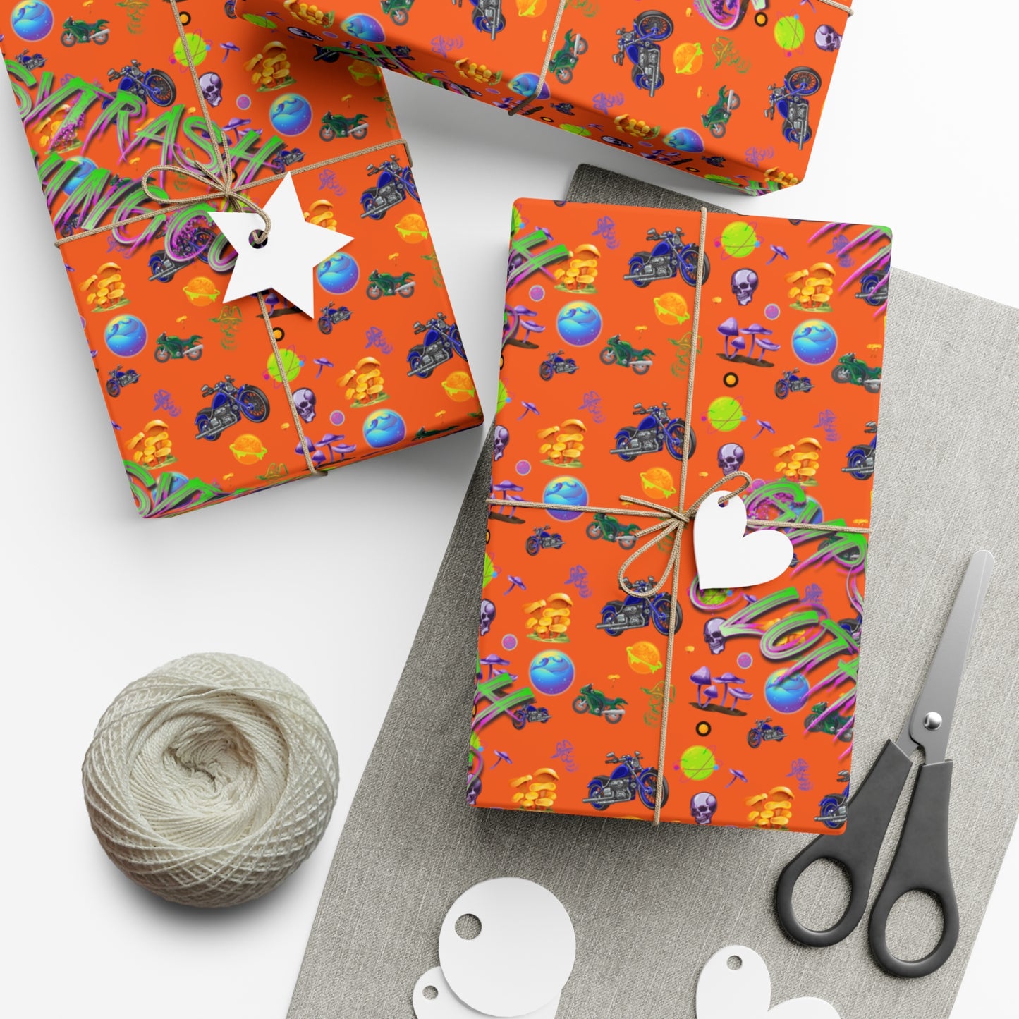 GTCC Gift Wrap Papers Orange