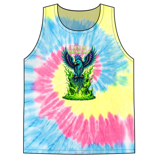 Unisex Tie-Dye Phoenix Tank Top