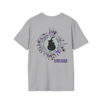 Unicycle Unicorn ring of fire Softstyle Tshirt