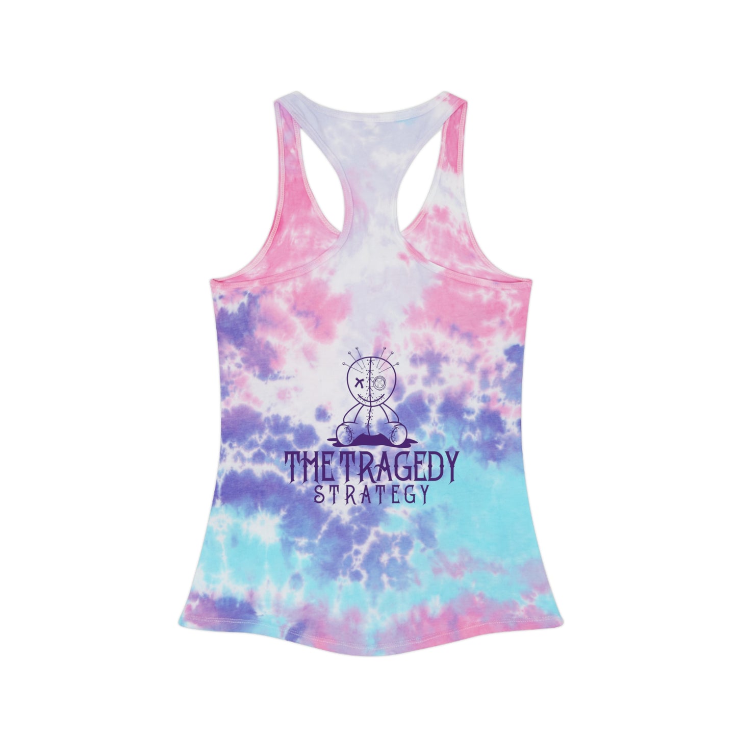 The Tragedy Strategy Tie Dye Racerback Tank Top