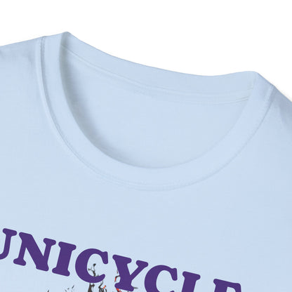 Unicycle Unicorn ring of fire Softstyle Tshirt