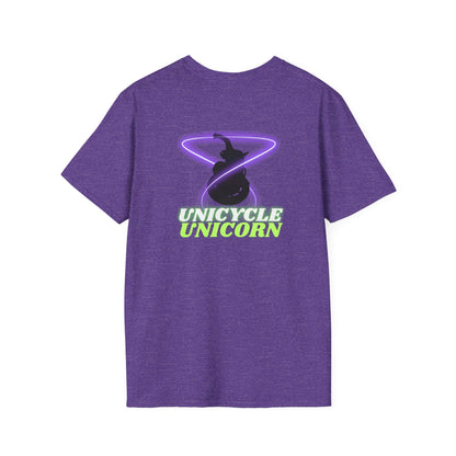 Unicycle Unicorn Unisex Softstyle T shirt