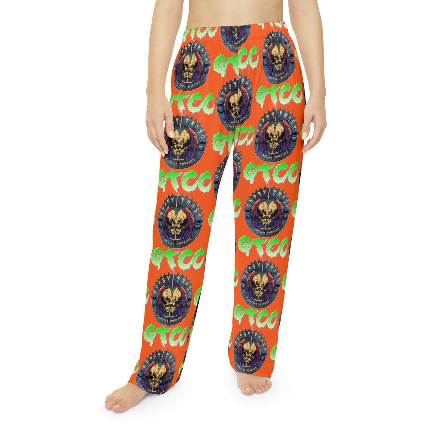 GTCC Womens Pajama Pants (Orange)