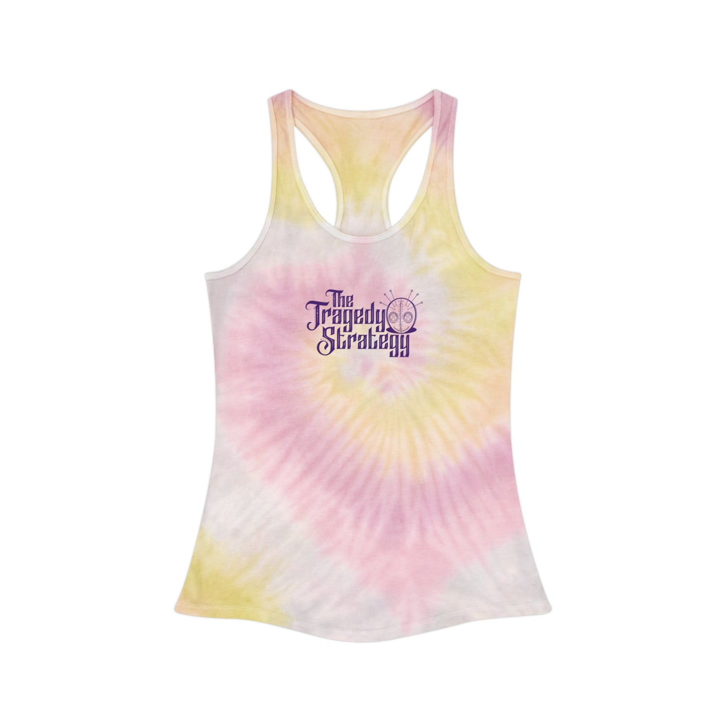 The Tragedy Strategy Tie Dye Racerback Tank Top