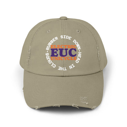 Unicycle Unicorn EUC Distressed Cap