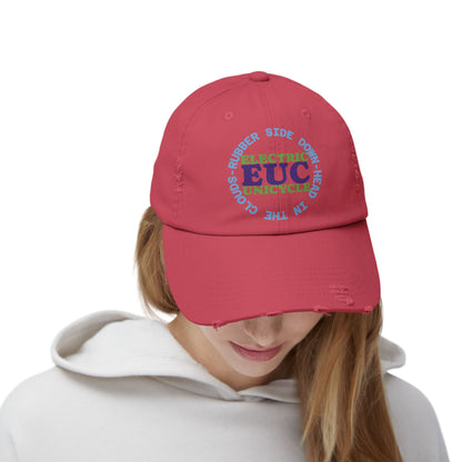 Unicycle Unicorn EUC Distressed Cap