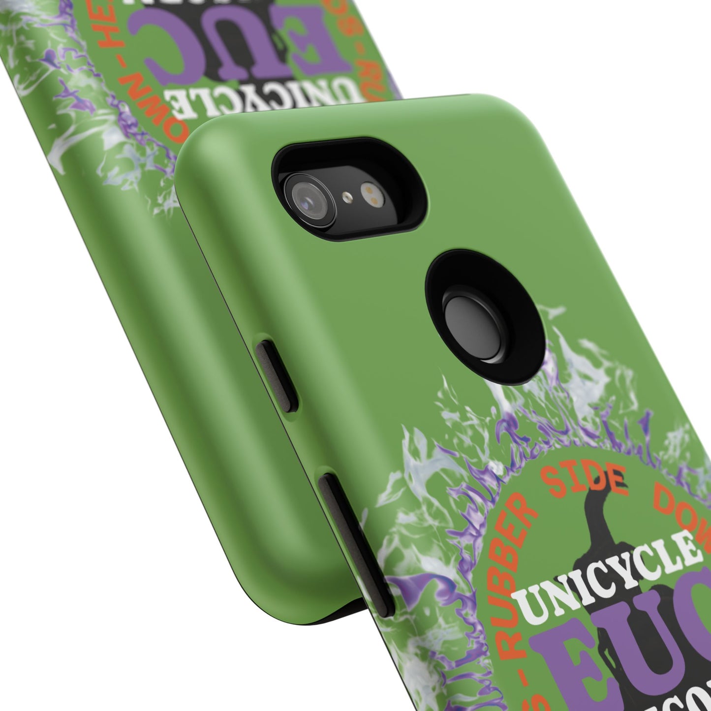 Unicycle Unicorn Purple ring of Fire Tough Case - Durable phone case for EUC fans