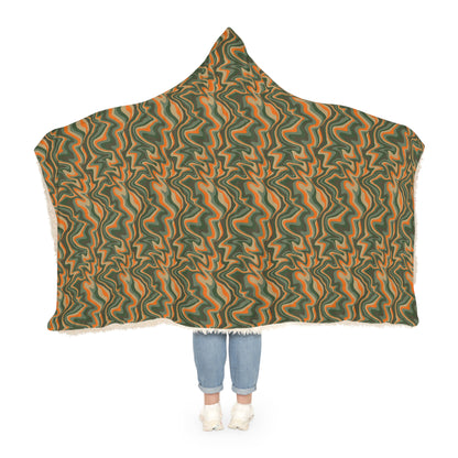 Unbranded Future Camo Orange Snuggle Blanket