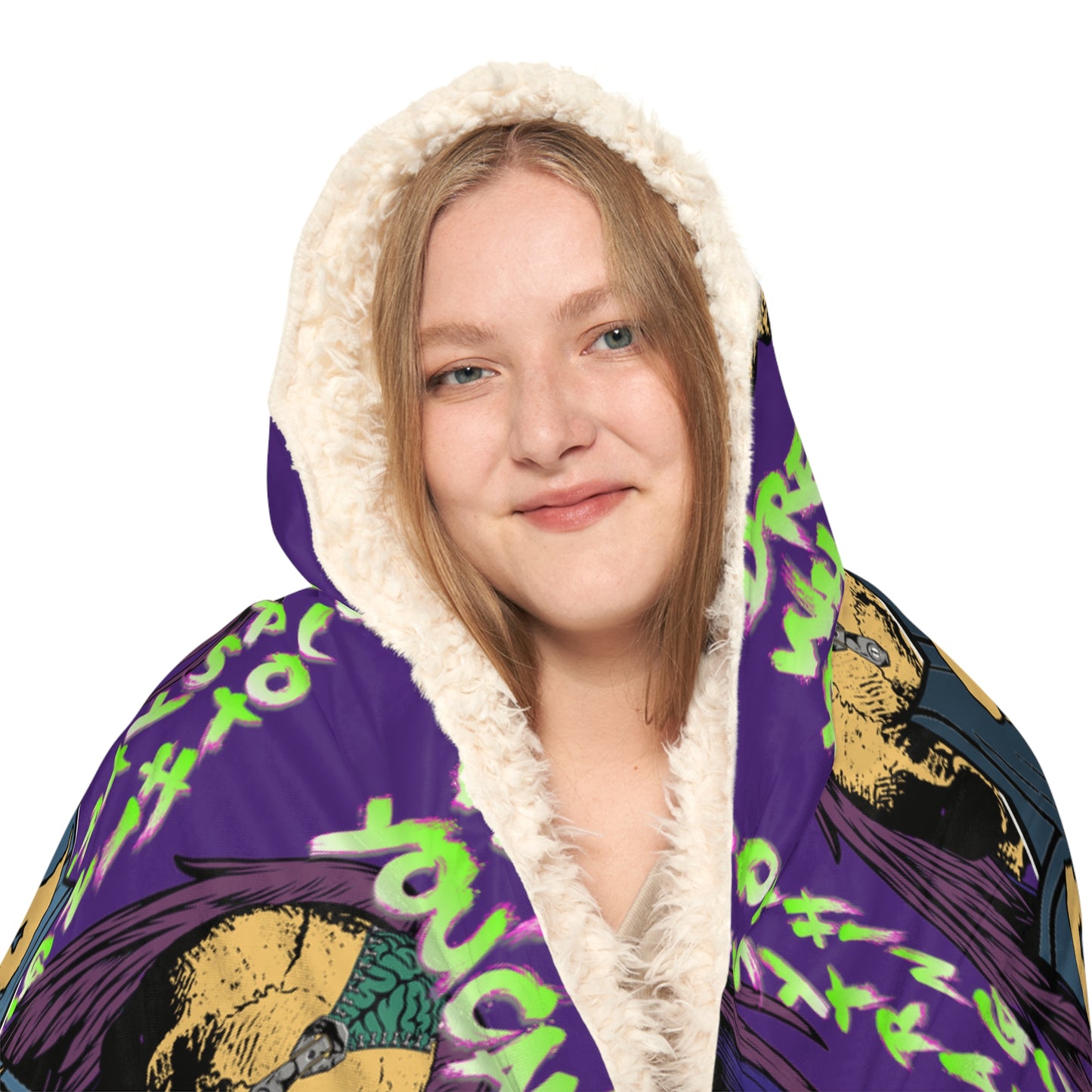 GTCC Snuggle Hoodie Blanket (Purple)