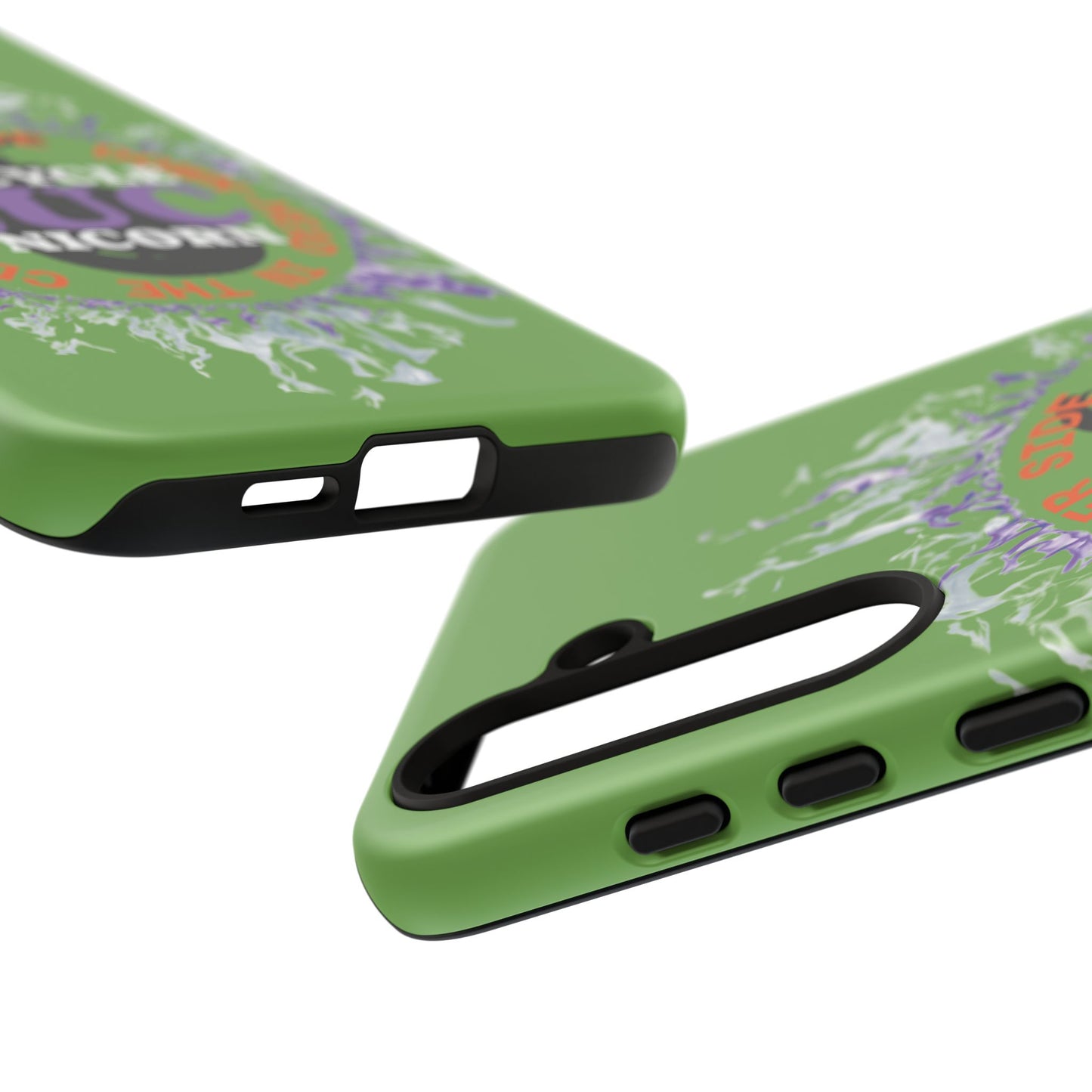 Unicycle Unicorn Purple ring of Fire Tough Case - Durable phone case for EUC fans