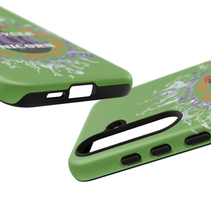 Unicycle Unicorn Purple ring of Fire Tough Case - Durable phone case for EUC fans