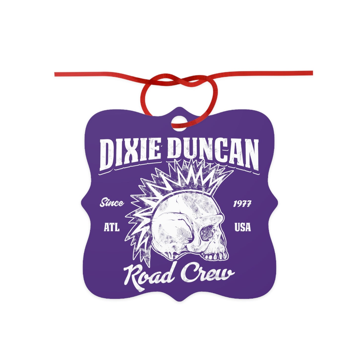 Aluminum DD Road Crew Ornaments, 1pcs (Purple)