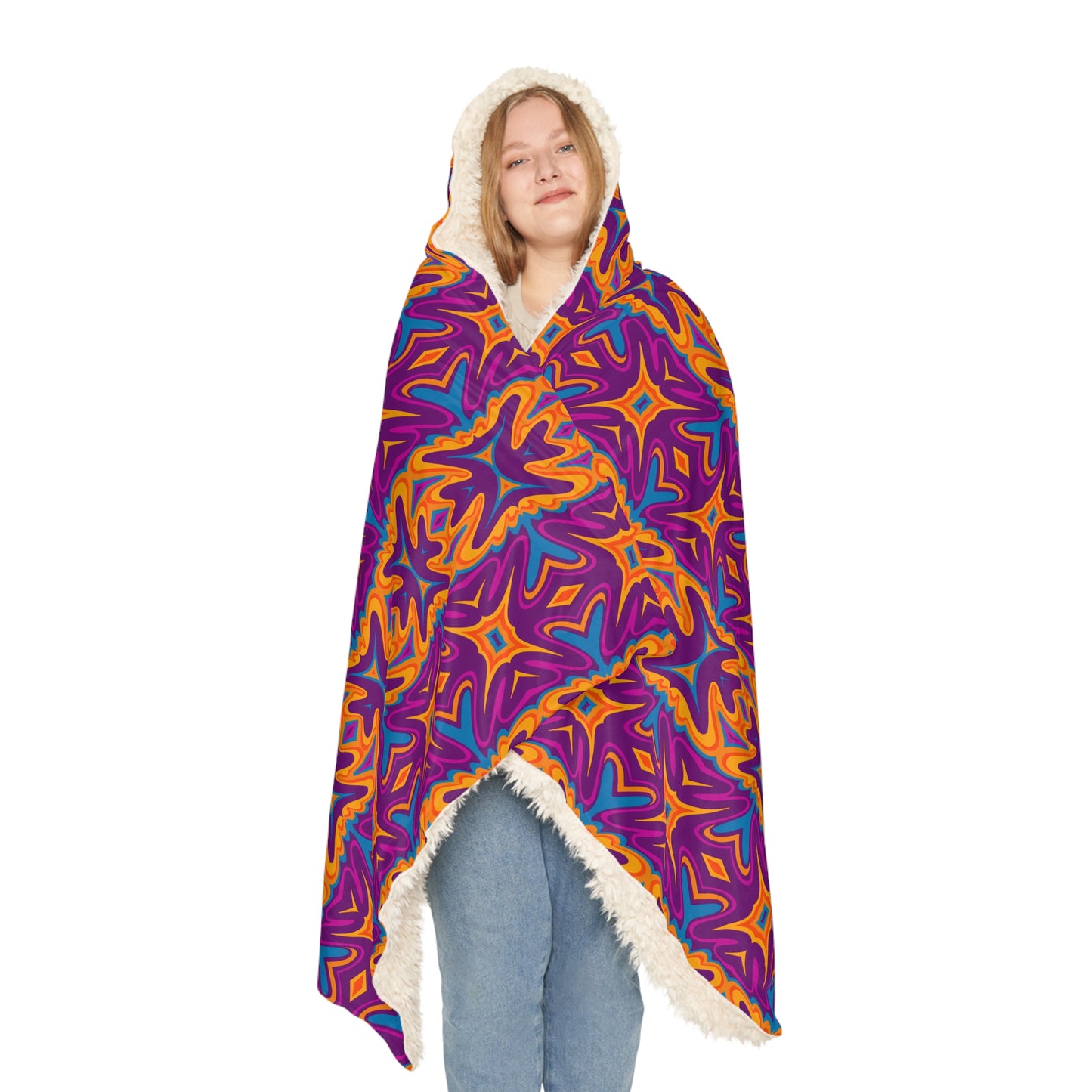 Unbranded Psychedelic Oblink Snuggle Blanket