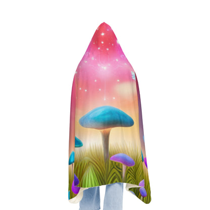 Unbranded Shrooms Snuggle Hoodie Blanket