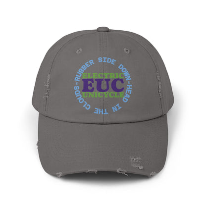Unicycle Unicorn EUC Distressed Cap