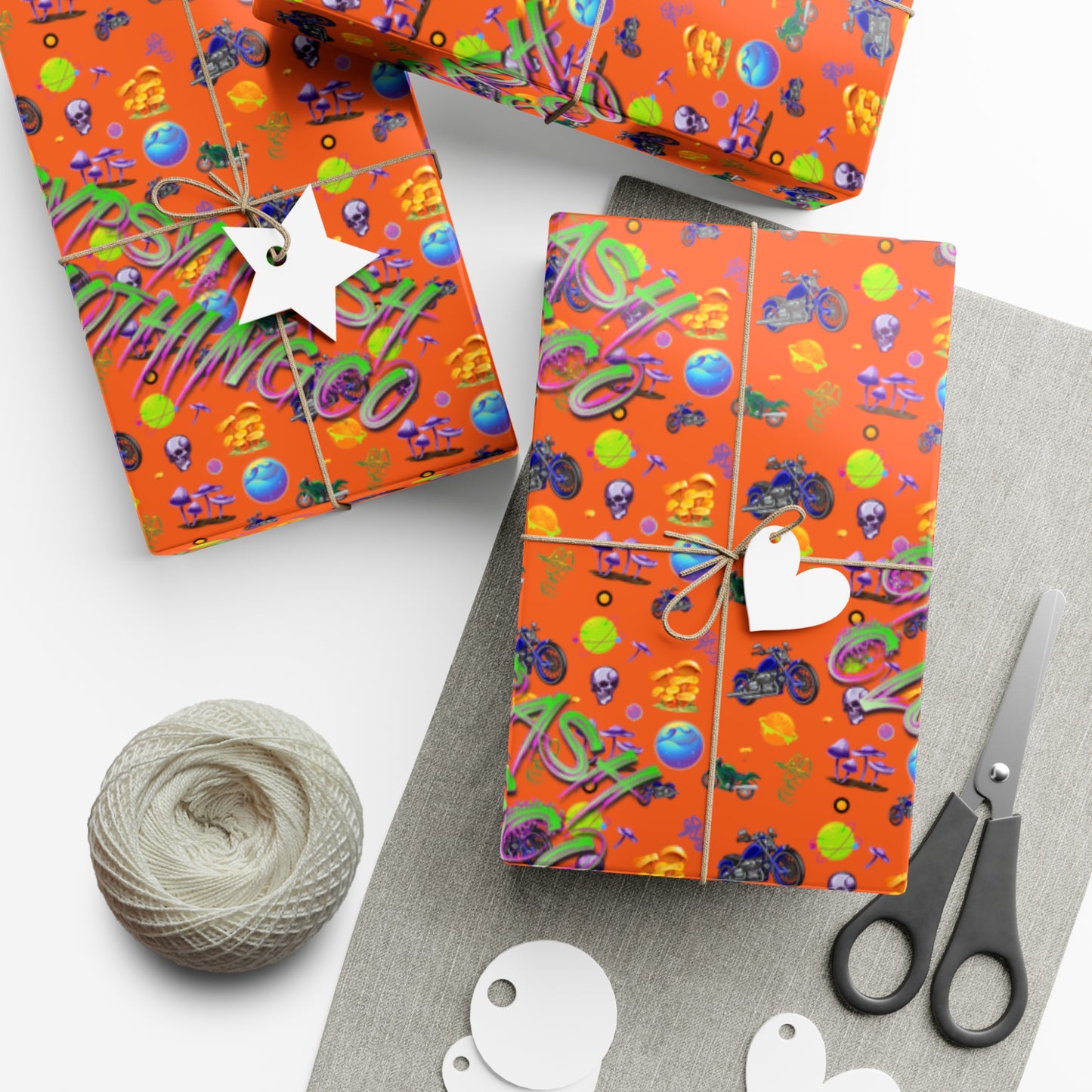 GTCC Gift Wrap Papers Orange