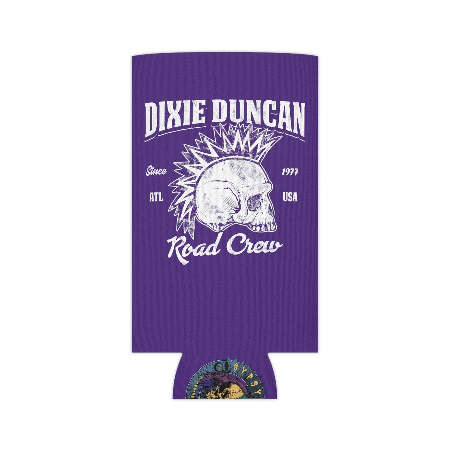 DD Road Crew Can Koozie (Purple)