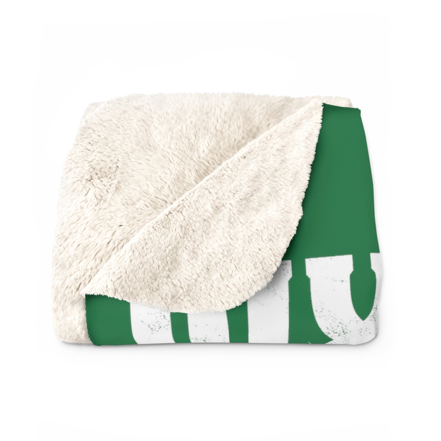 DD Road Crew Sherpa Fleece Blanket (Green)