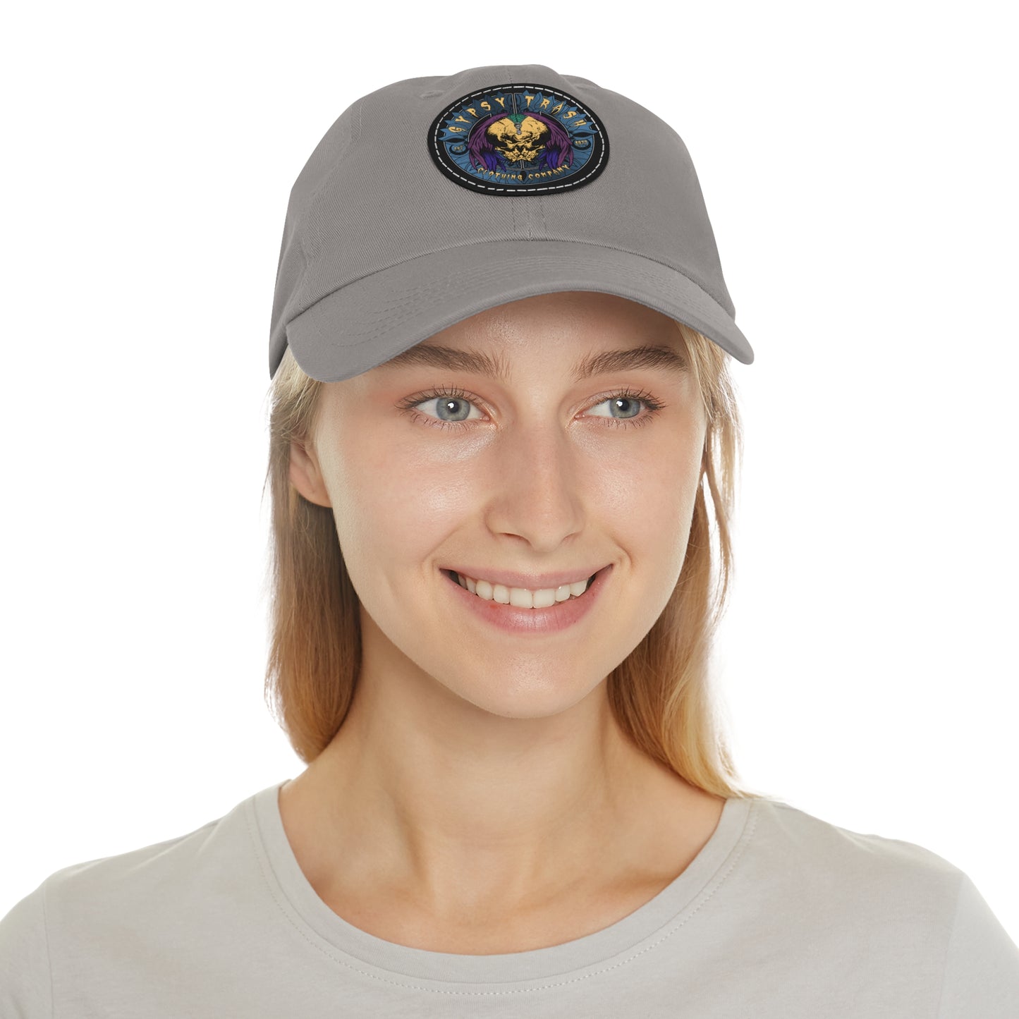 Hat with Leather GTCC Patch (Round)