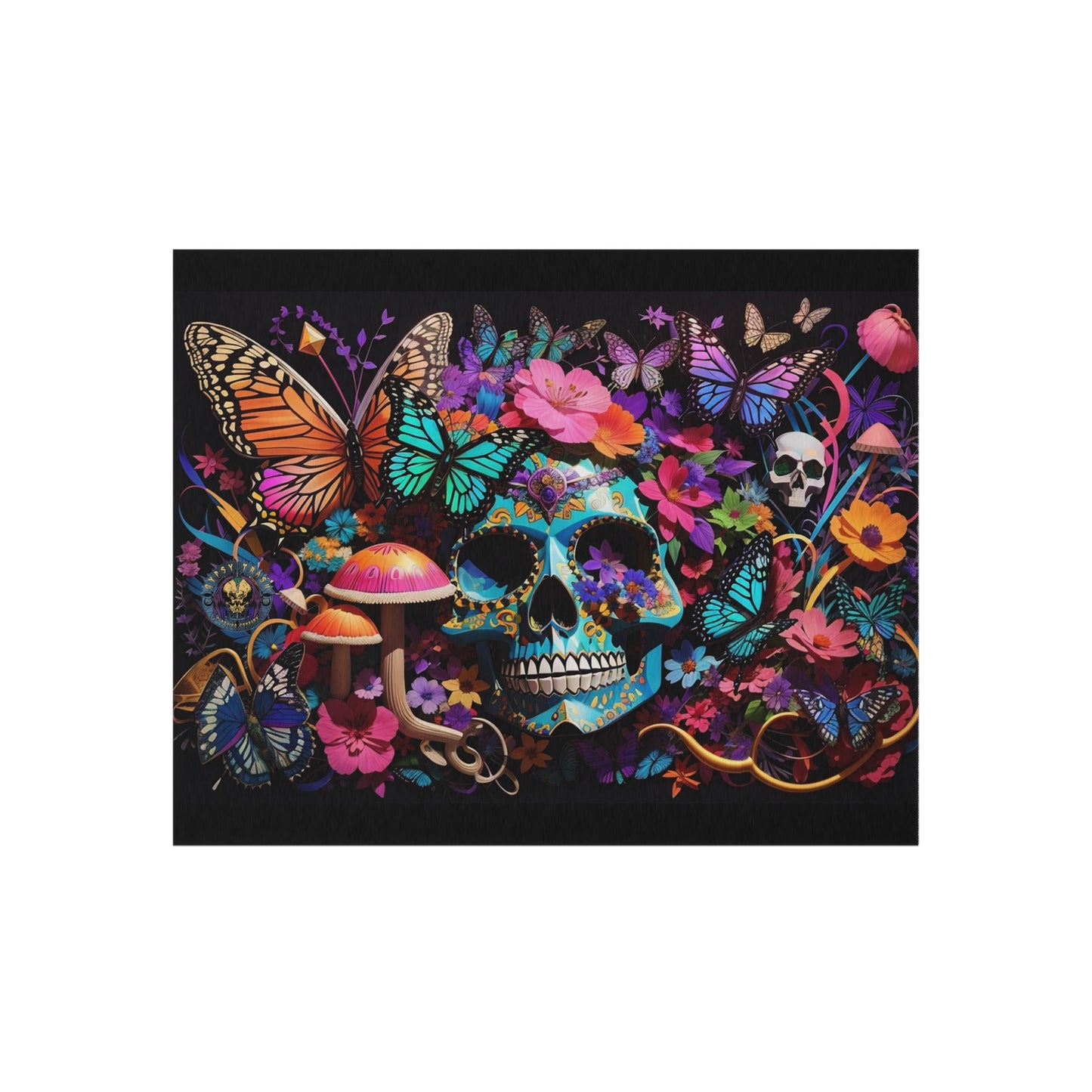 Unbranded Skull #1 Outdoor Rug